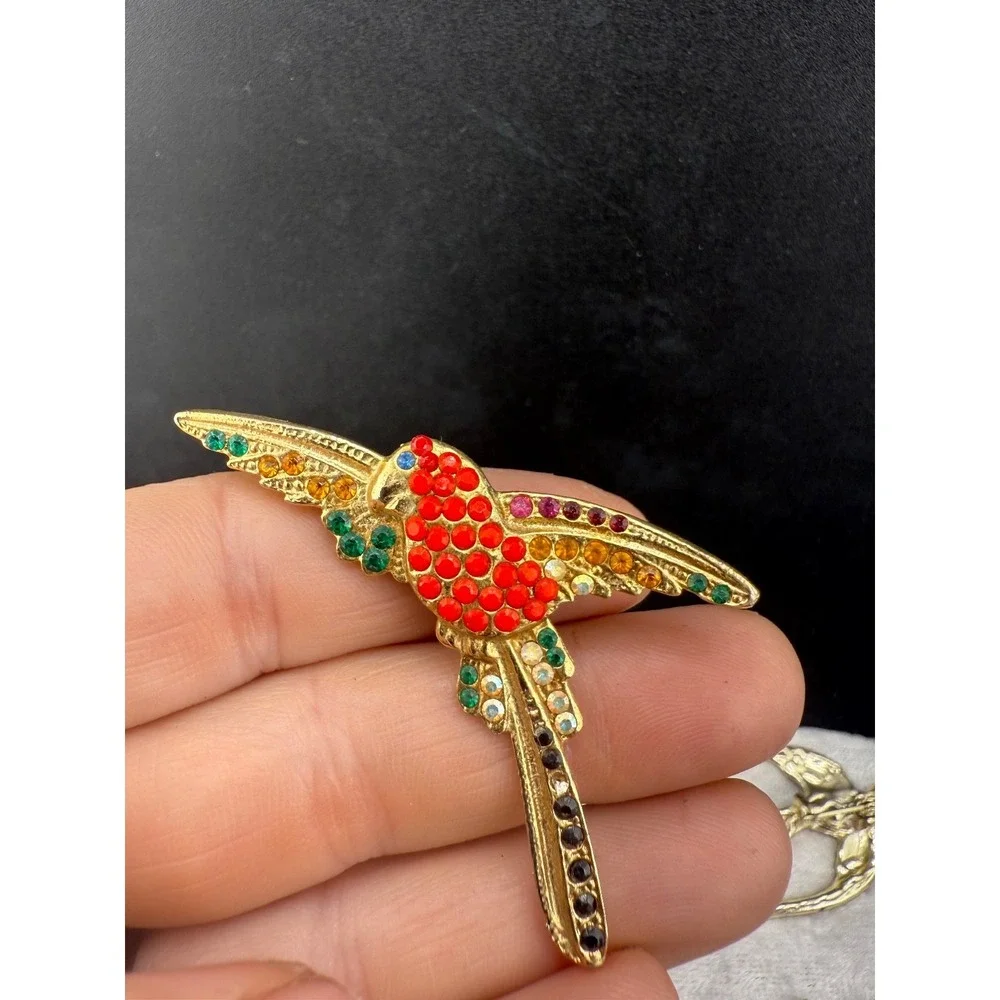 Vintage Bird‎ Brooch Lot Silver Tone